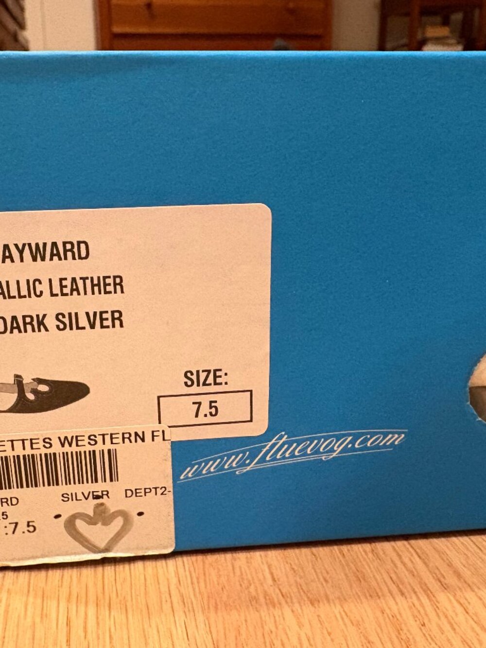 John Fluevog Hayward Metallic Flats 7.5 - Picture 5 of 6